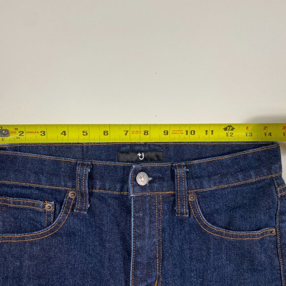Jil Sander x Uniqlo +J Slim Cropped Selvedge Jeans mens size 28x24.5 - Picture 7 of 8